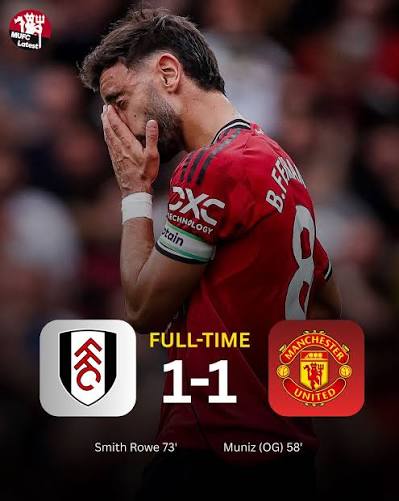 Manchester United remizoval na hřišti Fulhamu 1:1